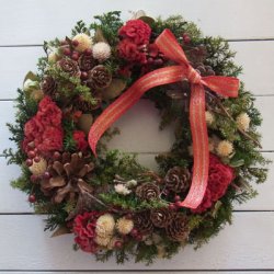 画像1: *Christmas Wreath Collection* Dry Flower #38