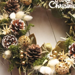 画像1: *Christmas Wreath Collection* Dry Flower #14