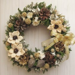 画像1: *Christmas Wreath Collection* Dry Flower #15