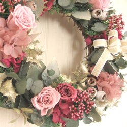 画像1: *Christmas Wreath Collection* Preserved Flower #21