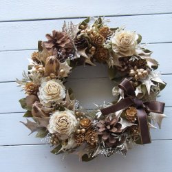 画像1: *Christmas Wreath Collection* Dry Flower #36