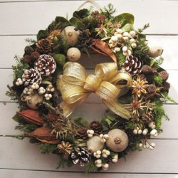 画像1: *Christmas Wreath Collection* Dry Flower #4