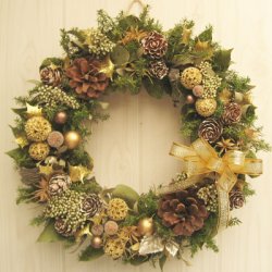 画像1: *Christmas Wreath Collection* Dry Flower #1