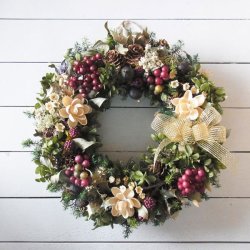 画像1: *Christmas Wreath Collection* Dry Flower #11