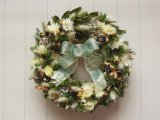 ☆Happy Christmas 2016☆シルバーデージーとヒオウギアヤメのリース