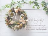 画像: 雑穀と木の実のリース〜長く飾れるVine and Leafのリース