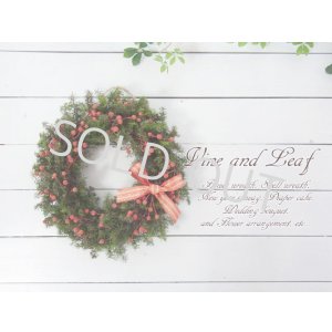 画像: ビリーボタンとヒムロスギのクリスマスリース〜Vine and Leaf の Christmas〜 