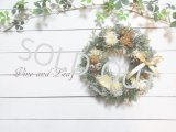 画像: シルバーデージーとシダーのクリスマスリース〜Vine and Leaf の Christmas〜 
