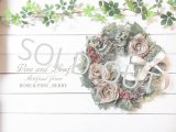 画像: アンティークローズのアートフラワーリース〜Vine and LeafのChristmas〜