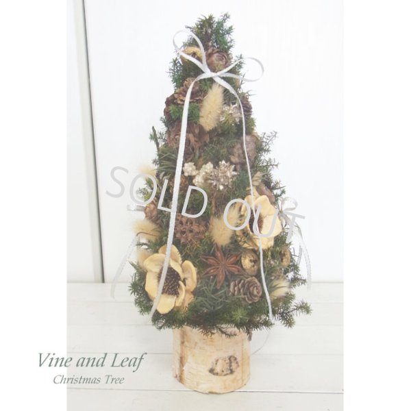 画像1: 木の実いっぱいのクリスマスツリー（30ｃｍ）〜Happy Christmas 2024〜