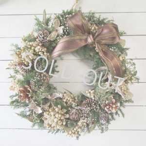 画像: 木の実とペッパーベリーのクリスマスリース〜Happy Christmas 2024〜