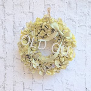 画像: *プリザーブドフラワー*アジサイのリース(オレガノパープル)