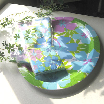 画像: ■SALE!!■【イースターパーティーに】ハイビスカス　パーティーセット　BLUE【アメリカ直輸入日本未発売品】 