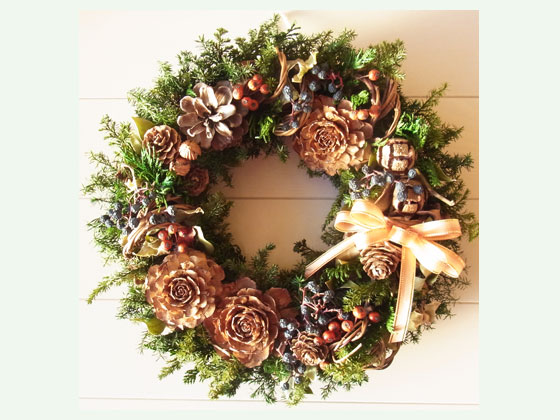 画像: *Christmas Wreath Collection* Dry Flower #36