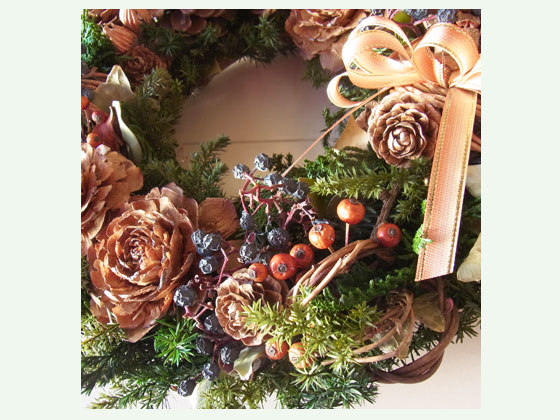 画像: *Christmas Wreath Collection* Dry Flower #36