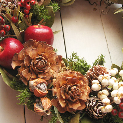 画像1: *Christmas Wreath Collection* Dry Flower #8