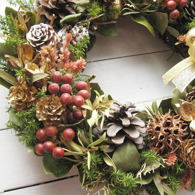 画像1: *Christmas Wreath Collection* Dry Flower #2