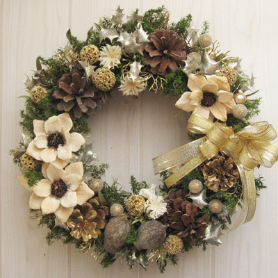 画像1: *Christmas Wreath Collection* Dry Flower #6