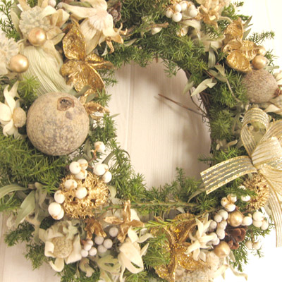 画像1: *Christmas Wreath Collection* Dry Flower #7