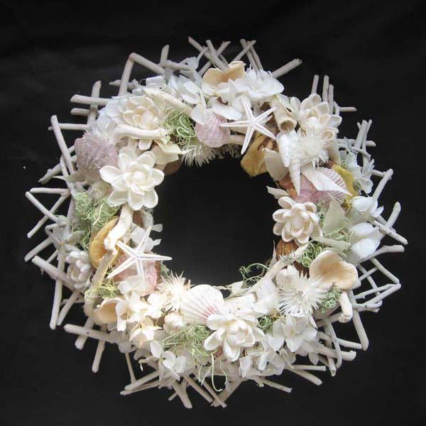 画像1: *Christmas Wreath Collection* Shell Wreath #24