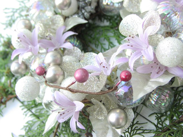 画像1: *Christmas Wreath Collection*  Artificial　Flower #28