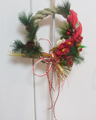 画像1: *お正月飾り* しめなわリース#16