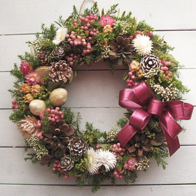 画像1: *Christmas Wreath Collection* Dry Flower #10