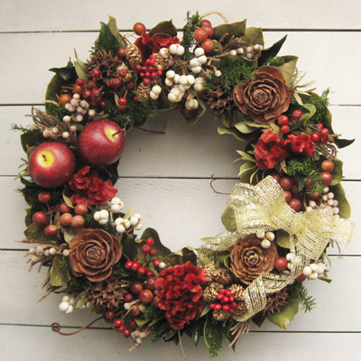 画像1: *Christmas Wreath Collection* Dry Flower #20