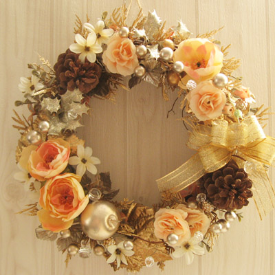 画像1: *Christmas Wreath Collection*  Artificial　Flower #27