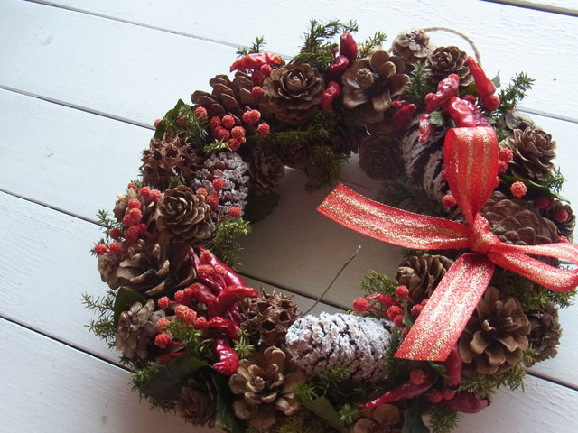 画像: *Christmas Wreath Collection* Dry Flower #49