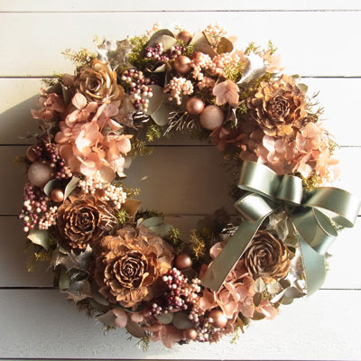 画像1: *Christmas Wreath Collection* Dry Flower #40