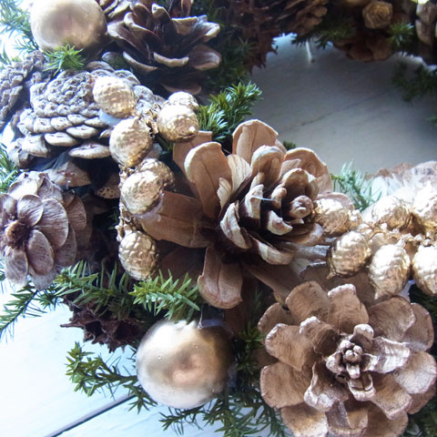 画像: *Christmas Wreath Collection* Preserved Flower #48