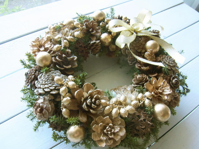 画像: *Christmas Wreath Collection* Preserved Flower #48