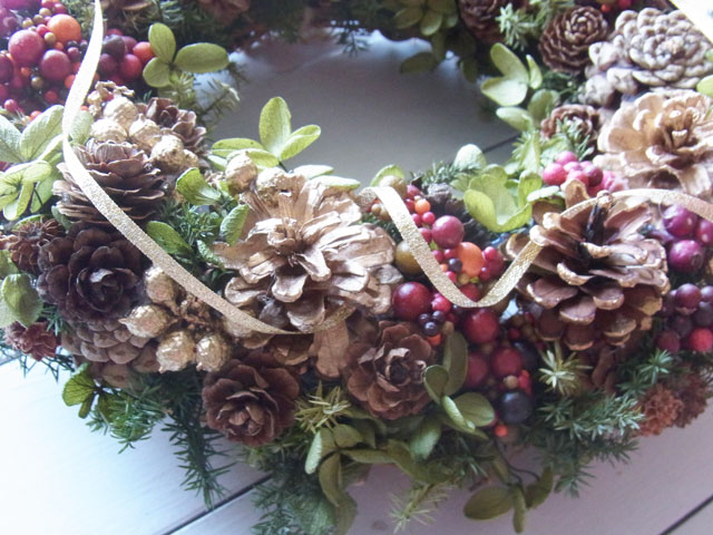 画像: *Christmas Wreath Collection* Dry Flower #50
