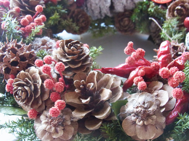 画像: *Christmas Wreath Collection* Dry Flower #49