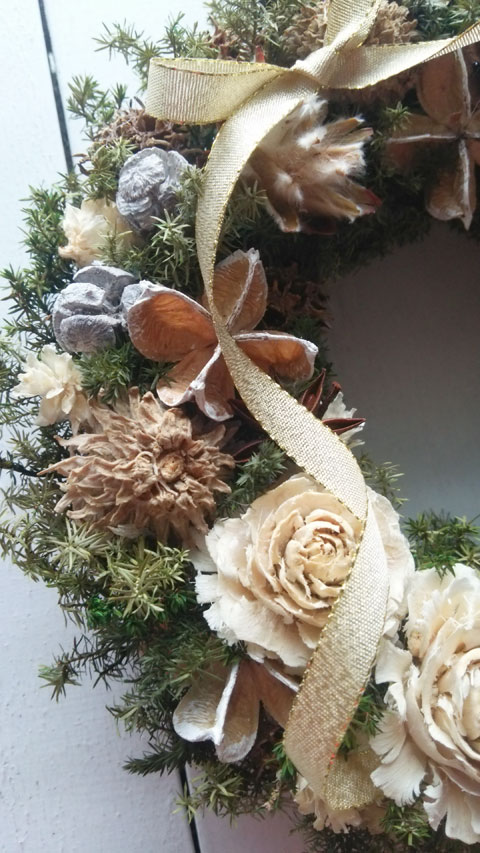 画像: *Christmas Wreath Collection* Dry Flower #44