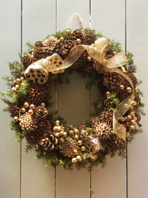 画像1: *Christmas Wreath Collection* Dry Flower #45