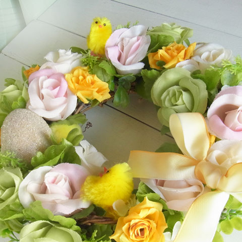 画像: 春のイースターリース（A）〜イースターエッグを飾って春をお迎えしよう♪〜