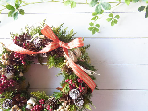 画像: ベリーと木の実のクリスマスリース~☆Happy Christmas 2017☆~