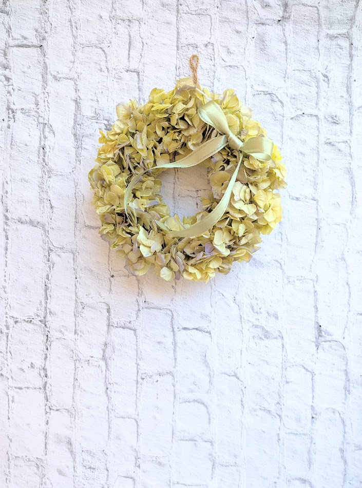 画像: ＊プリザーブドフラワー＊アジサイのリース（オレガノパープル）